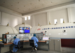 2020年2月，國藥東風總醫院使用高壓氧艙技術治療新冠肺炎。